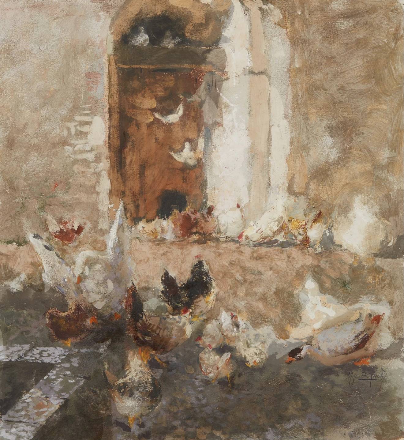 Cortile di fattoria